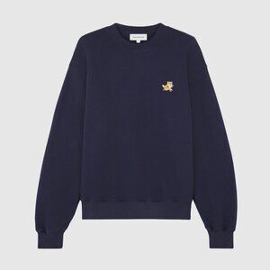 NWT - Maison Kitsune Speedy Fox Men's Sweatshirts - Ink Blue
